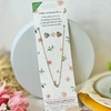 Little Green Gifts Blushing Blooms Necklace & Earrings Set