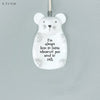 East of India Mouse Hanger - Always Here to Listen
