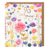 Delphine 90 Years Young Card