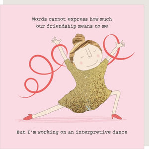 Rosie Made a Thing Friendship Dance Card - More Than Just a Gift | Narborough Hall
