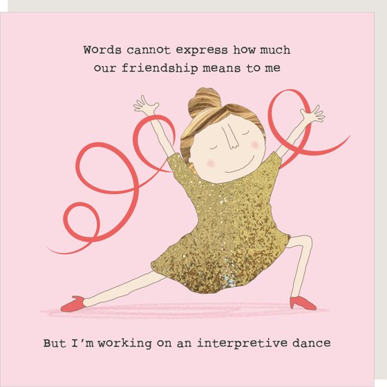 Rosie Made a Thing Friendship Dance Card - More Than Just a Gift | Narborough Hall
