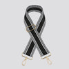 Thick Stripe Bag Strap - Black
