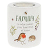 Woodland Robin Tealight - Family