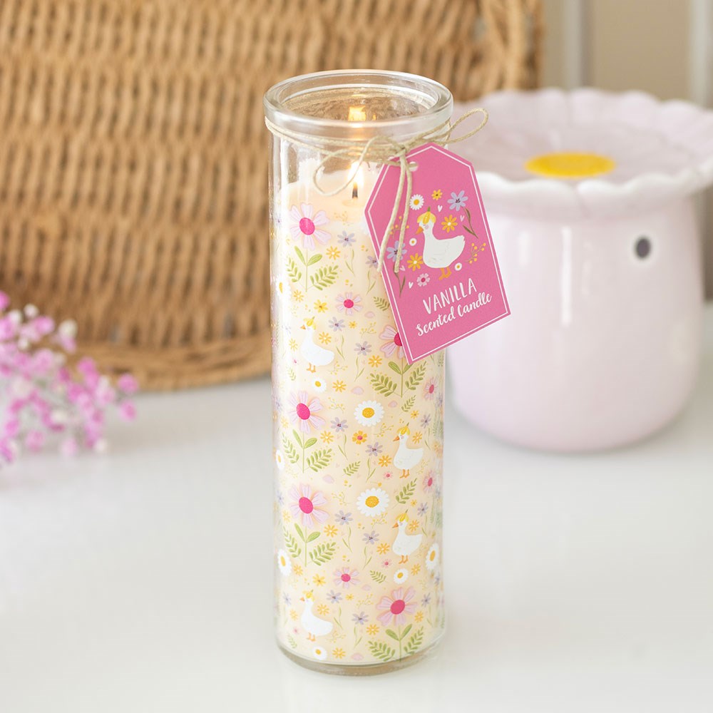 Daisy & Duck Vanilla Tube candle - More Than Just a Gift | Narborough Hall