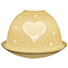 Nordic Lights Cutout Candle Shade - Heart