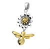 Iris & Miel Sterling Silver Bee & Daisy Necklace