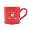 Love Life Snowman Hug Mug