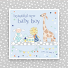 Beautiful New Baby Boy Card
