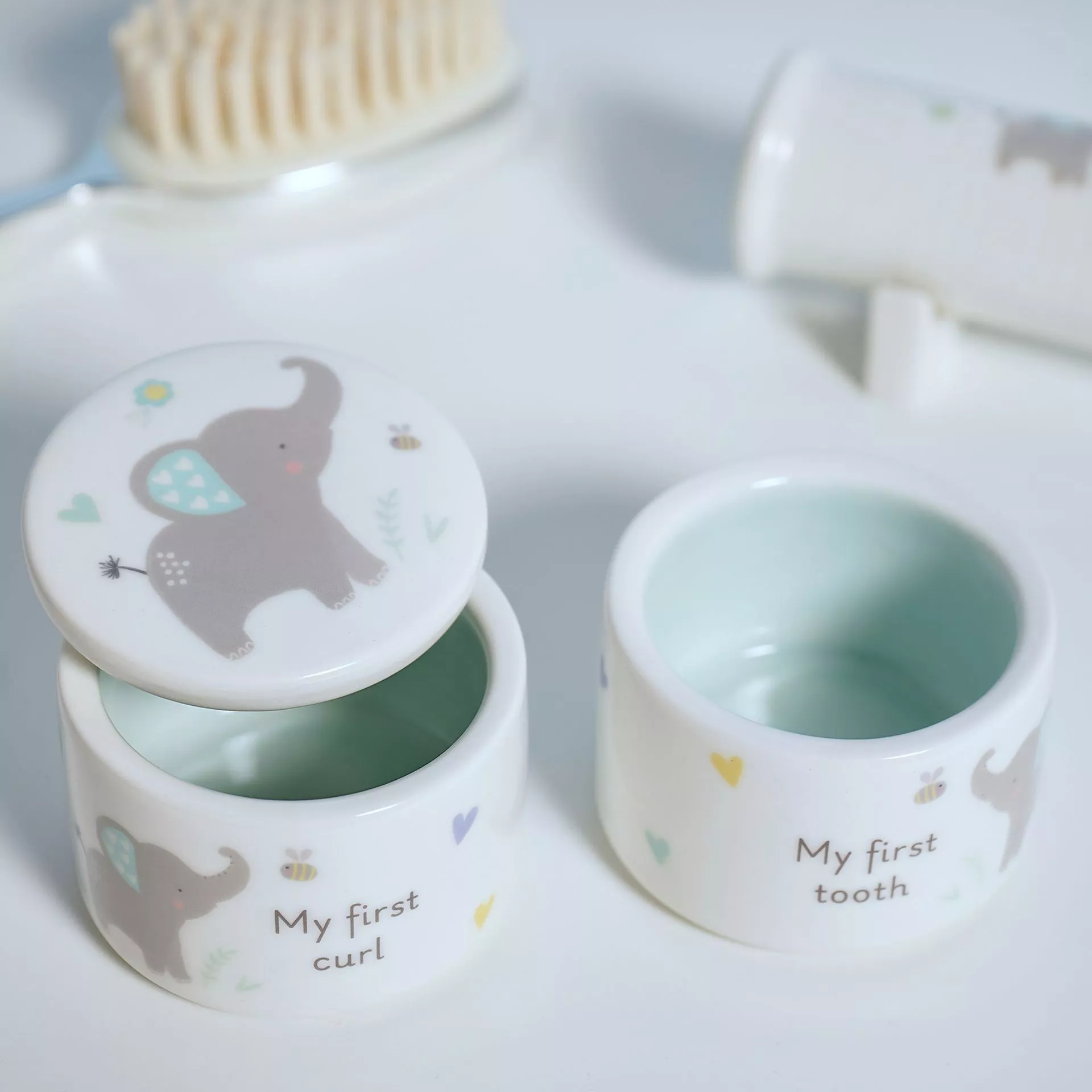 Celebrations Hello Baby Tooth & Curl Set - Boy