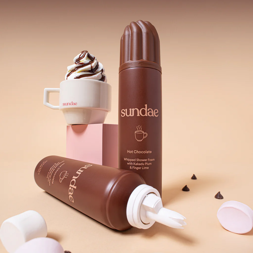 Sundae Whipped Shower Foam Hot Chocolate