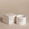 Mr & Mrs Amore Double Wick Candle