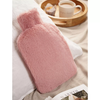 Sophia Layers Soft Faux Fur Hot Water Bottle - Pink