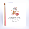 Ribbons & Roses Café Mocha Vodka Latte Birthday Card