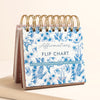 Lisa Angel Blue Wildflower Affirmation Desk Flipchart