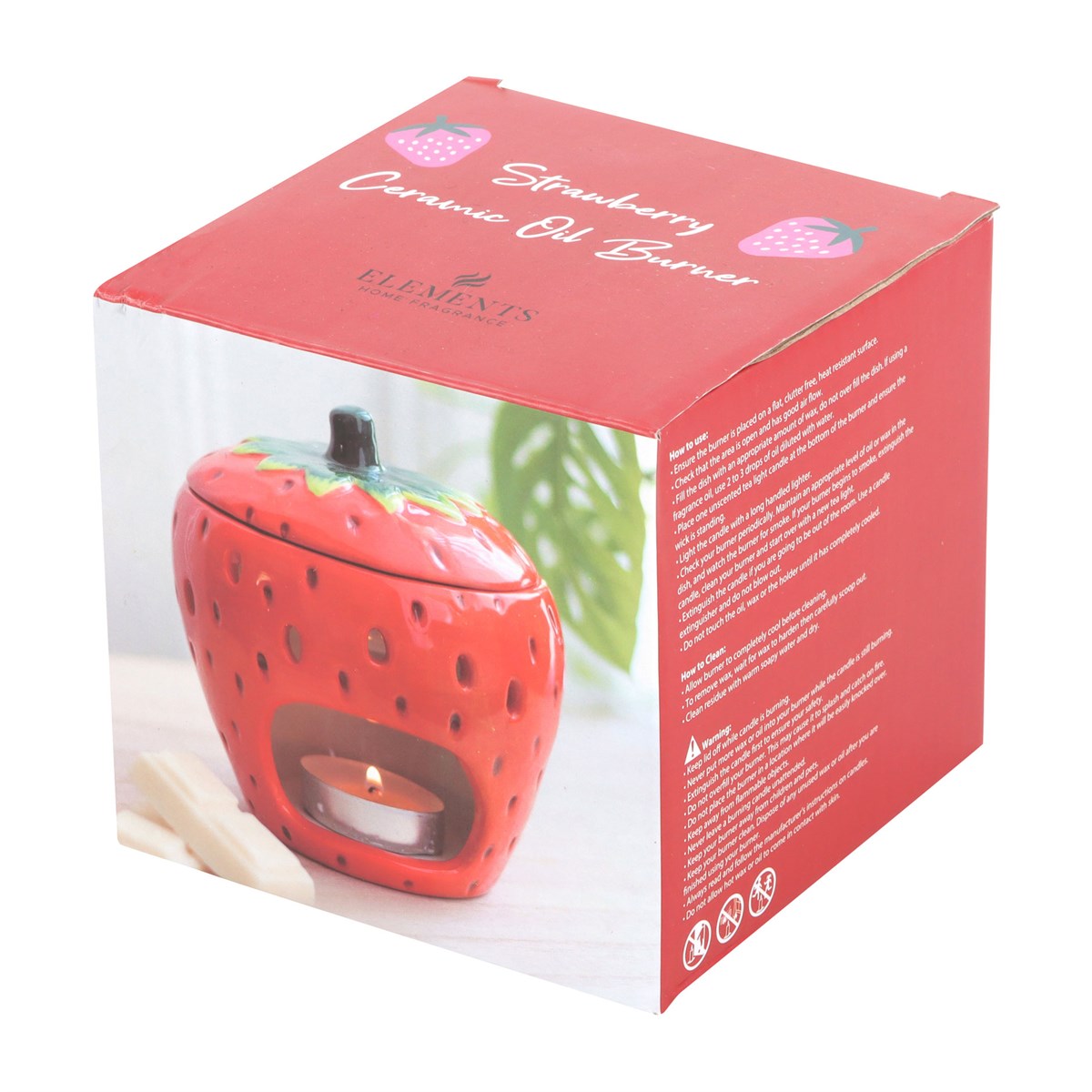 Strawberry Ceramic Oil Burner