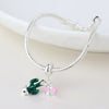 POM Silver Plated Cactus & Watering Can Charm Bracelet - More Than Just a Gift | Narborough Hall