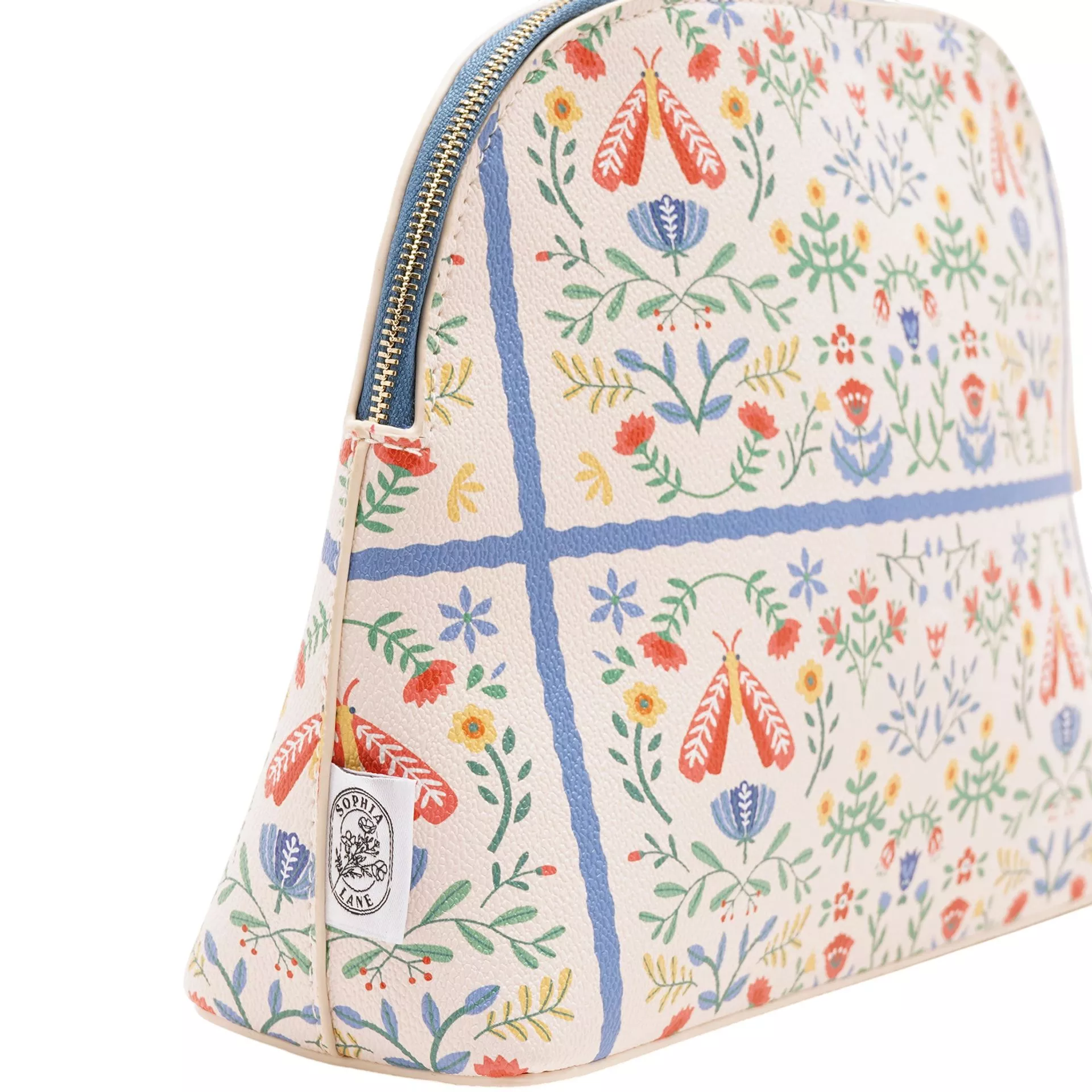 Floral Sophia Lane Large Make Up Bag