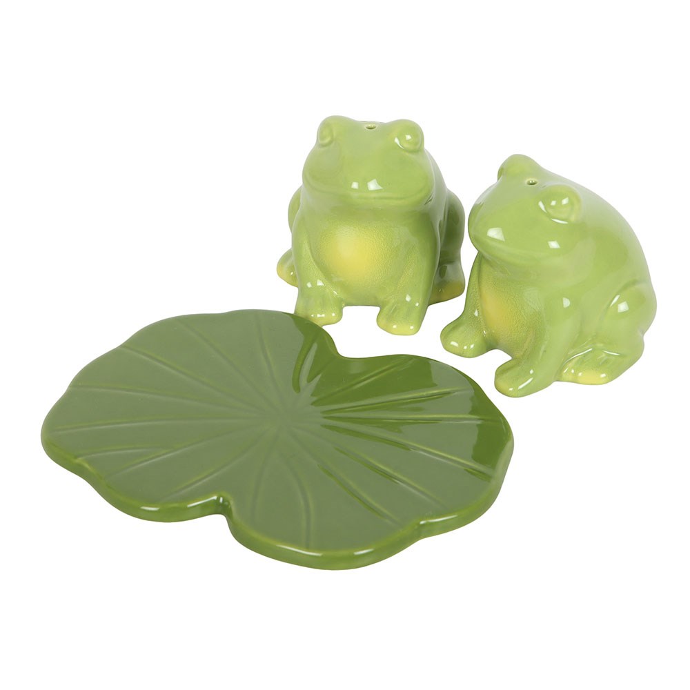 Luna Frog Salt & Pepper Shakers