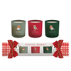 Cracker Set of 3 Candles - Pine & Cypress