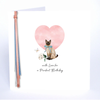 Ribbons & Roses Purrfect Birthday Card
