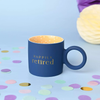 Retired Blue Confetti Mug