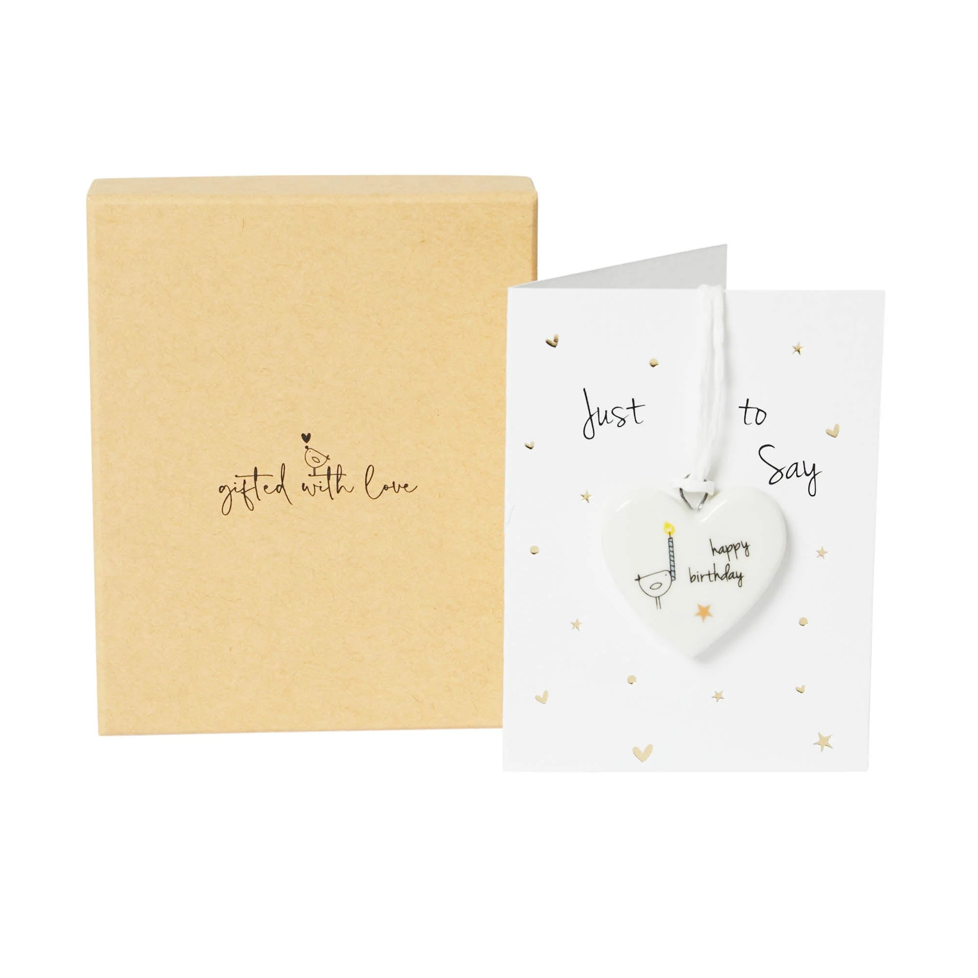 Belly Button Happy Birthday Boxed Heart - More Than Just a Gift | Narborough Hall