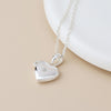 POM Sterling Silver Heart Locket With Crystal - More Than Just a Gift | Narborough Hall