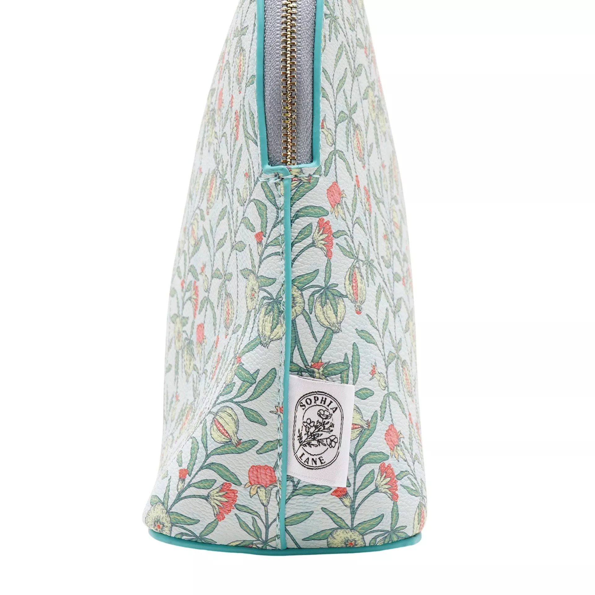 Blue Floral Sophia Lane Large Make Up Bag