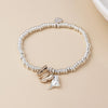 POM Silver Plated Bead, Bird & Golden Butterfly Charm Bracelet - More Than Just a Gift | Narborough Hall