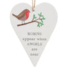 Hanging Heart - Robins