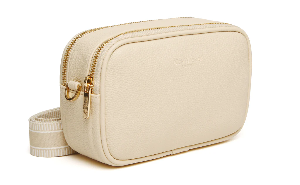 Alice Wheeler Ivory Pimlico Cross Body Bag