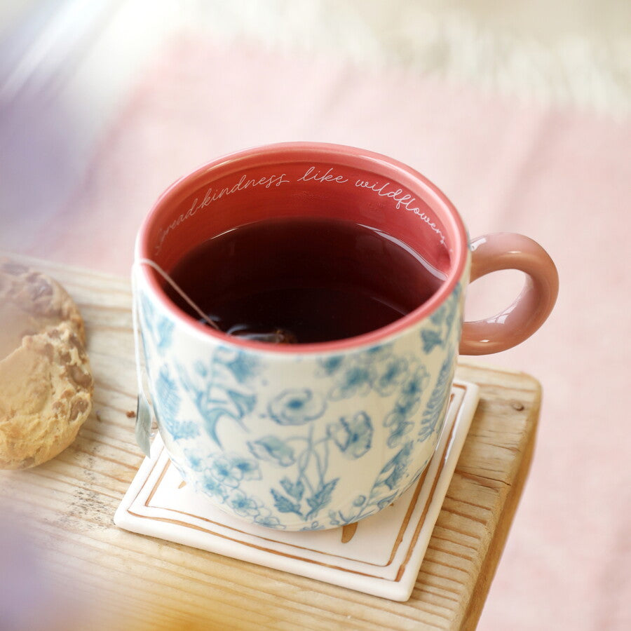 Lisa Angel Blue Wildflower Mug