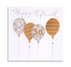 So Golden 50th Birthday Card