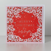 Belly Button Lovely Daughter Floral Christmas Card