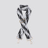 Geometric Bag Strap - Black