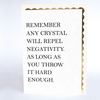 Musings & Mayhem Repel Negativity Card