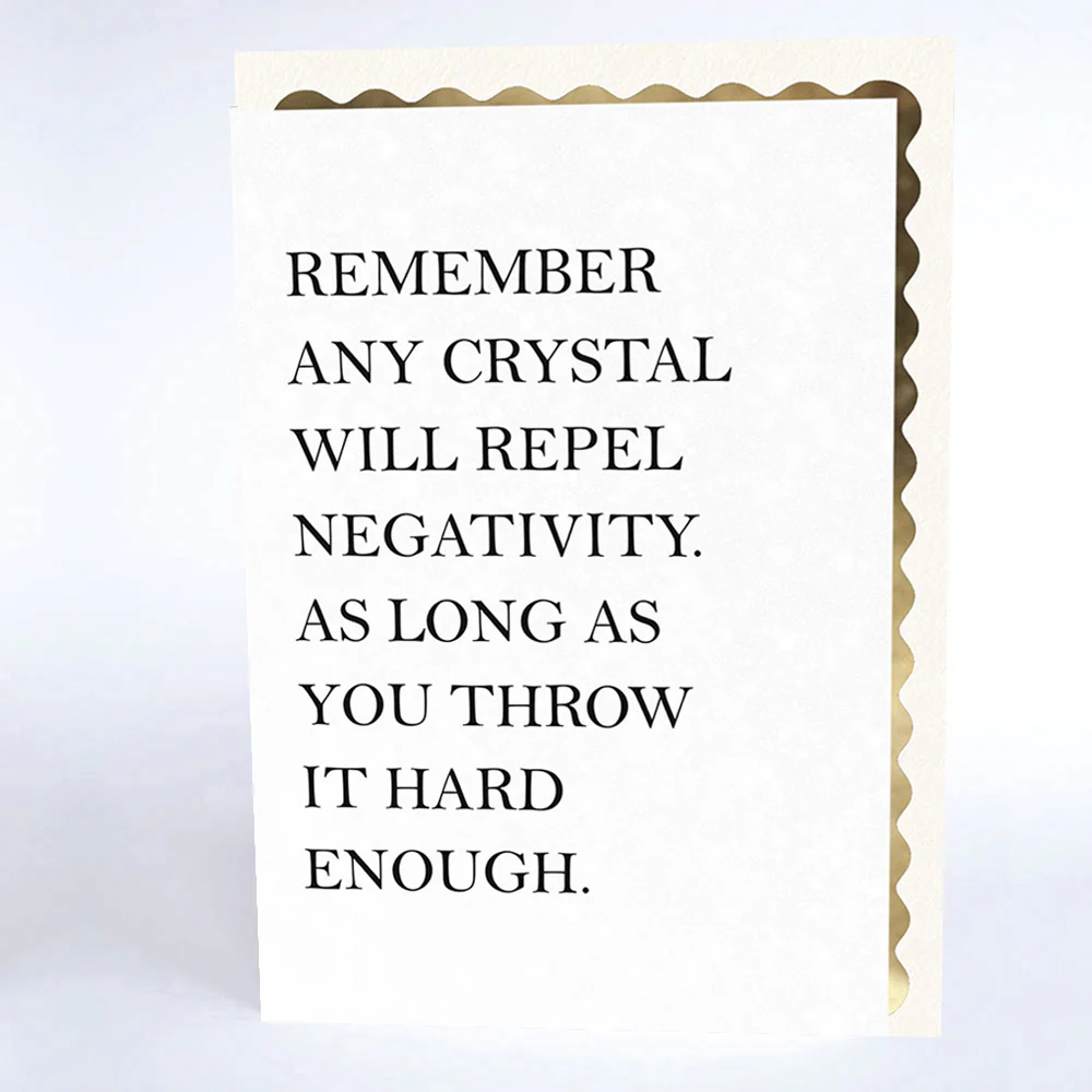 Musings & Mayhem Repel Negativity Card