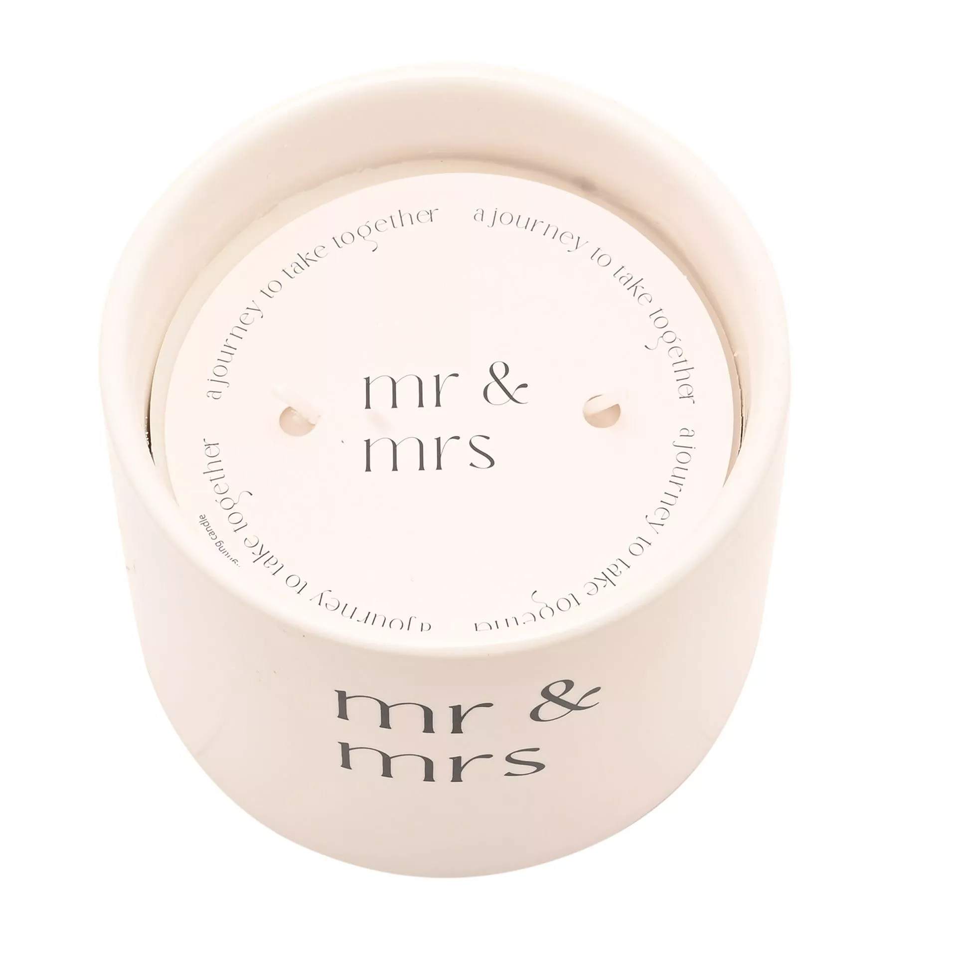 Mr & Mrs Amore Double Wick Candle