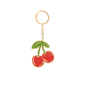 Cherry Enamel Keyring - More Than Just a Gift | Narborough Hall
