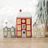 Light Up LED Christmas Houses - Set of 3