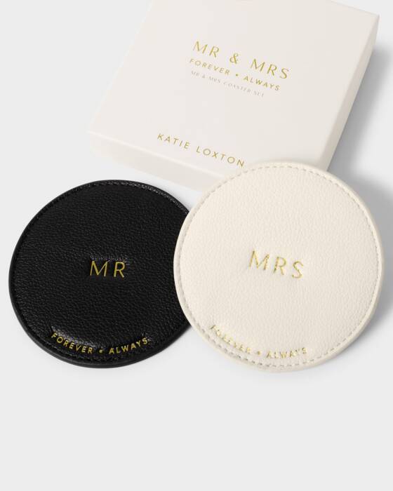Katie Loxton Mr & Mrs Coaster Set