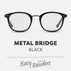 Easy Readers Black Metal Bridge - +1.5