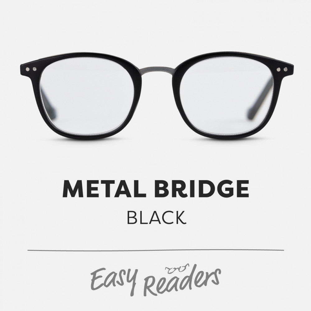 Easy Readers Black Metal Bridge - +1.5