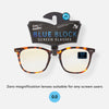 Easy Readers Blue Block Screen Glasses - Tortoiseshell