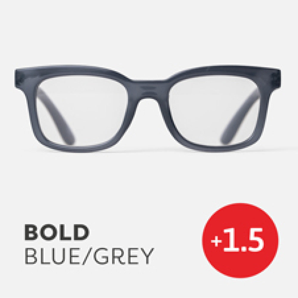 Easy Readers Bold Blue /Grey - +1.5