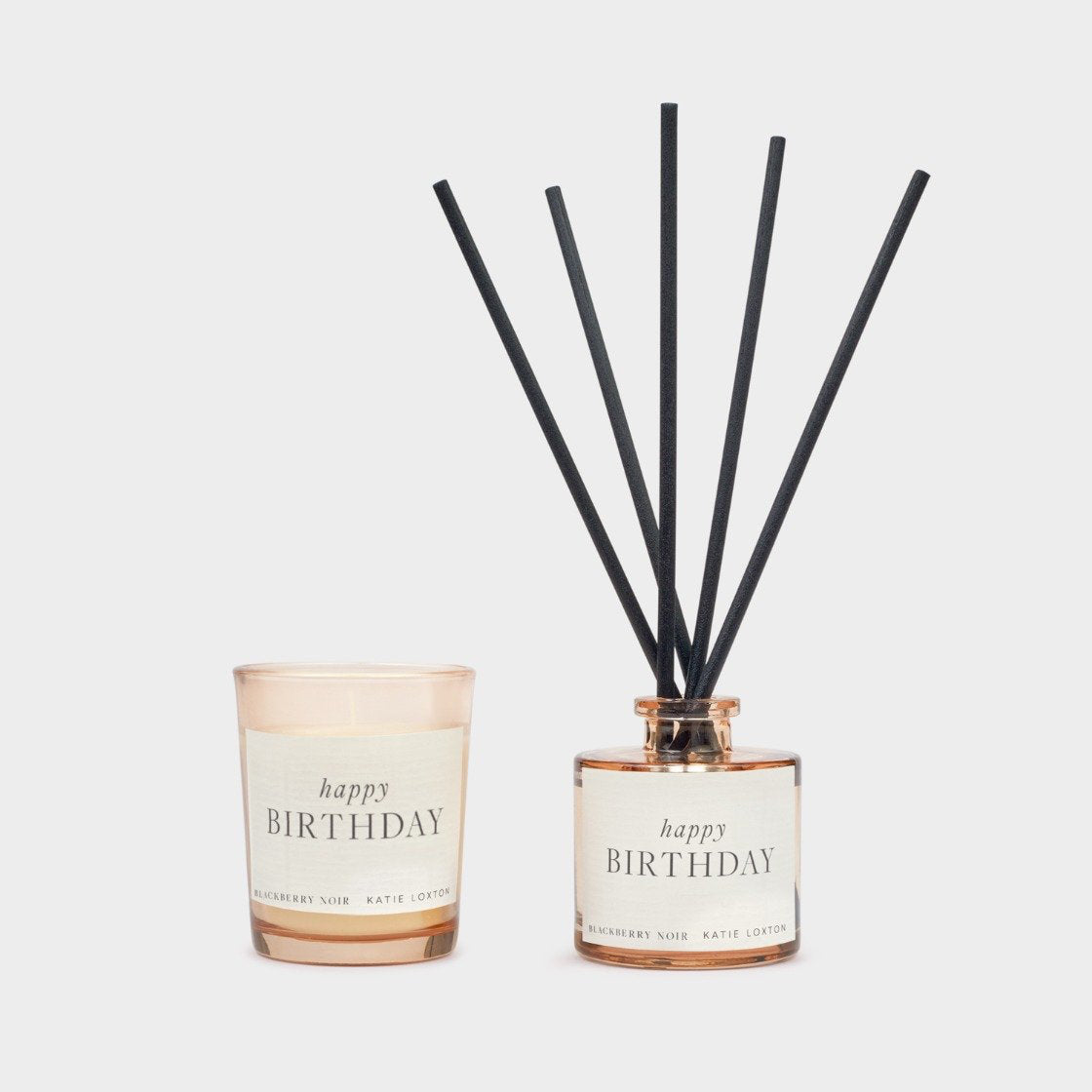Katie Loxton Mini Votive & Reed Diffuser Gift Set - Happy Birthday