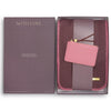 Katie Loxton Slim Whipstitch Scarf & Card Holder Gift Set - Cherry