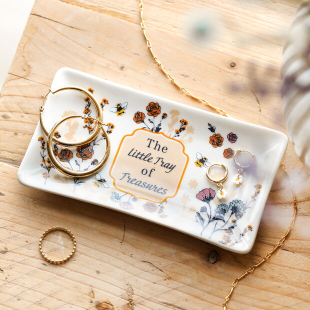 Ceramic Little Tray of Treasure Trinket Dish