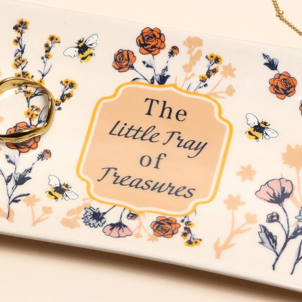 Ceramic Little Tray of Treasure Trinket Dish