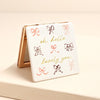 Bow oh hello lovely you compact mirror